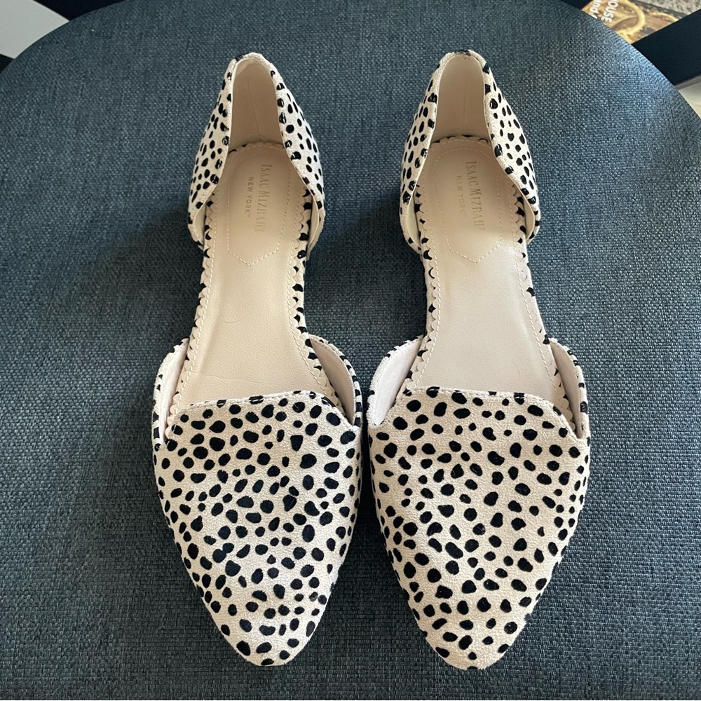 Leopard print flats